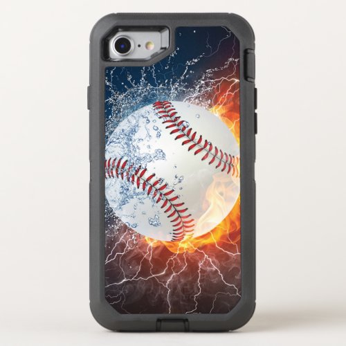 Baseball ball OtterBox defender iPhone SE87 case