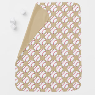 Baseball Ball Pattern Baby Blanket