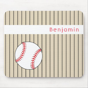Baseball Ball Personalized Mouse Pad