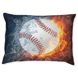 Baseball ball pet bed