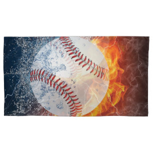 Baseball ball pillow case