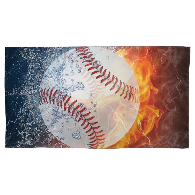 Baseball ball pillow case (Front)