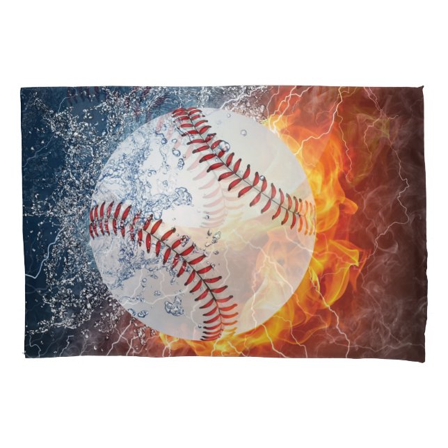 Baseball ball pillow case (Front)