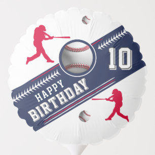 Baseball Ball Player Themed Birthday Party Balloon
