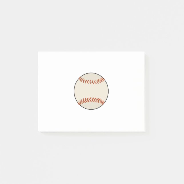 Baseball Ball Post-it Notes (Front)