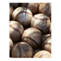 Baseball Ball Postcard