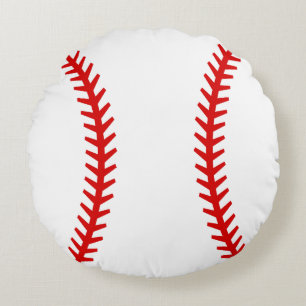 Baseball Ball Round Pillow
