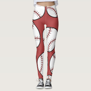 Baseball ball Seam Pattern Leggings