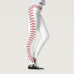 Baseball ball Seam Stitches Pattern Leggings<br><div class="desc">Baseball ball Seam Stitches Pattern Legging.</div>