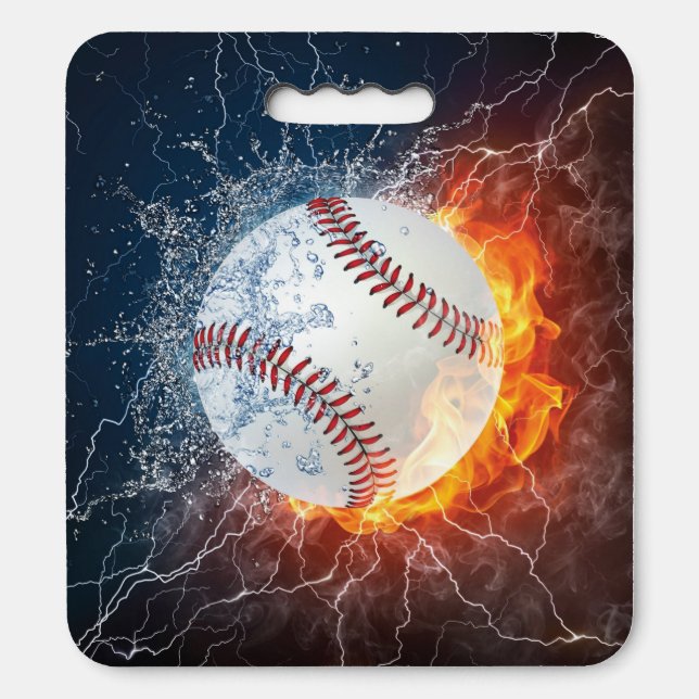 Baseball ball seat cushion (Front Vertical)