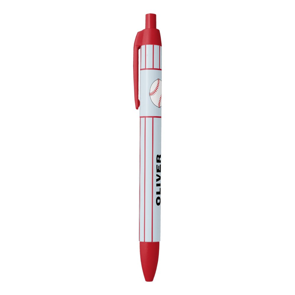 Disover Baseball Ball Sports Name Black Ink Pen