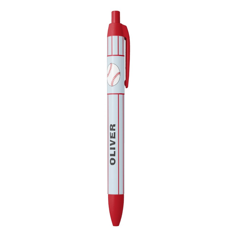 Disover Baseball Ball Sports Name Black Ink Pen