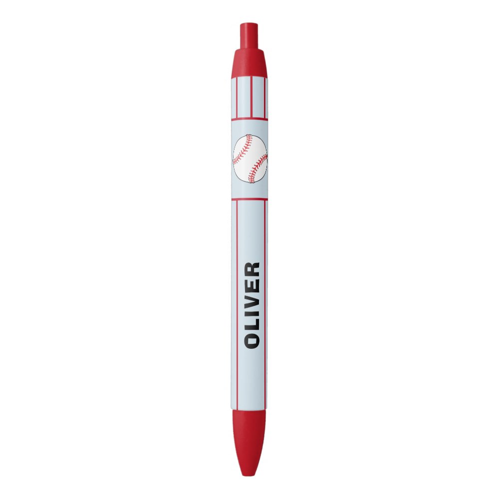 Disover Baseball Ball Sports Name Black Ink Pen