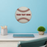 Baseball Ball Sports Team Name Monogram Wall Decal<br><div class="desc">Baseball Ball Sports Team Name Monogram Wall Decal. Add any text to make a personalized gift magnet for yourself,  friends,  or family. Choose the size, shape or printing process from the options menu.</div>