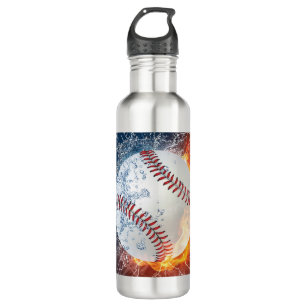 Engraved Baseball Stainless Steel Water Bottle, Choose Your Customizat –  Violet Victoria