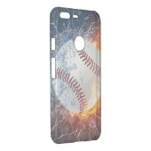Baseball ball uncommon google pixel XL case (Back/Right)