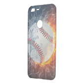 Baseball ball uncommon google pixel XL case (Back/Left)