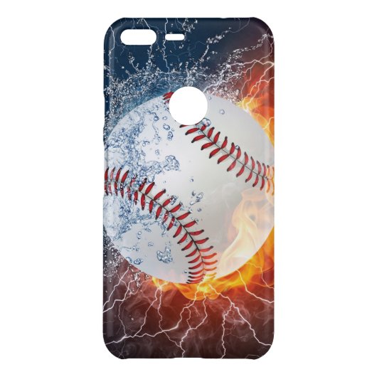 Baseball ball uncommon google pixel XL case (Back)