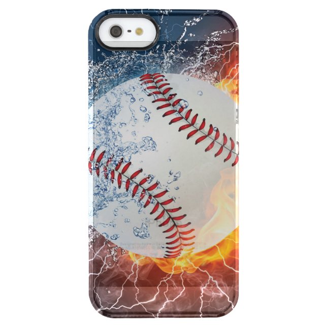 Baseball ball uncommon iPhone case (Back)