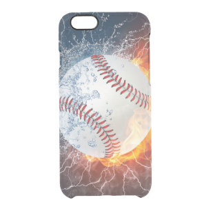 Baseball ball clear iPhone 6/6S case