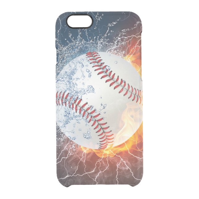 Baseball ball uncommon iPhone case (Back)