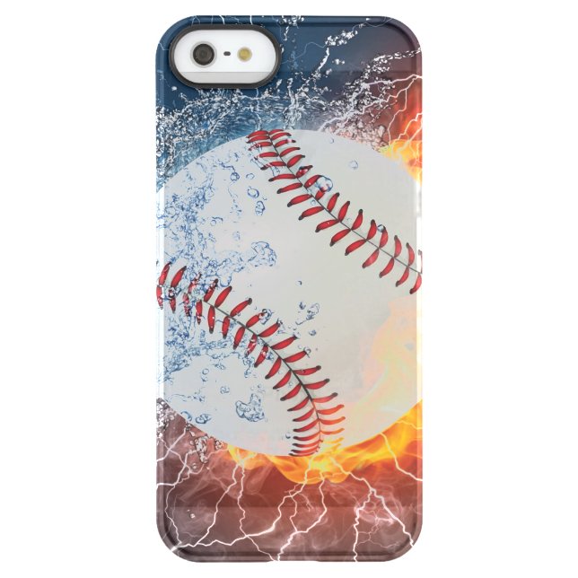 Baseball ball uncommon iPhone case (Back)