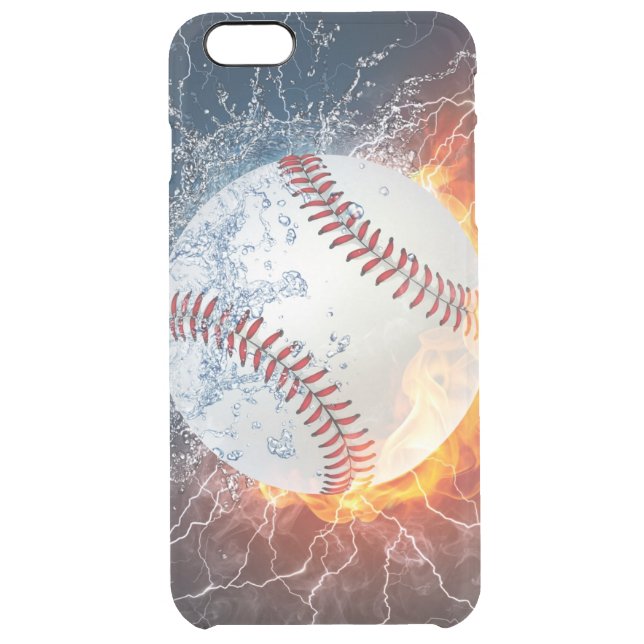 Baseball ball uncommon iPhone case (Back)