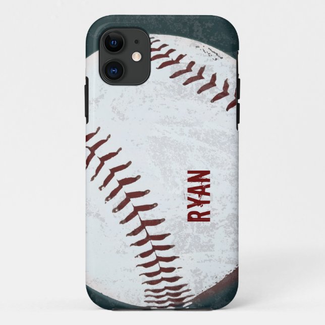 baseball ball vintage styled Case-Mate iPhone case (Back)