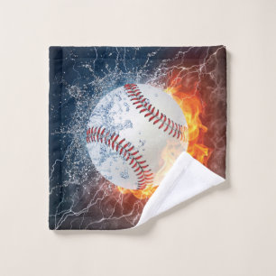 Baseball ball wash cloth