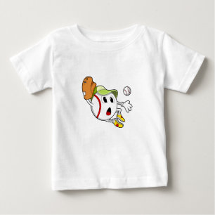 Baseball ball with Baseball glove & Cap Baby T-Shirt