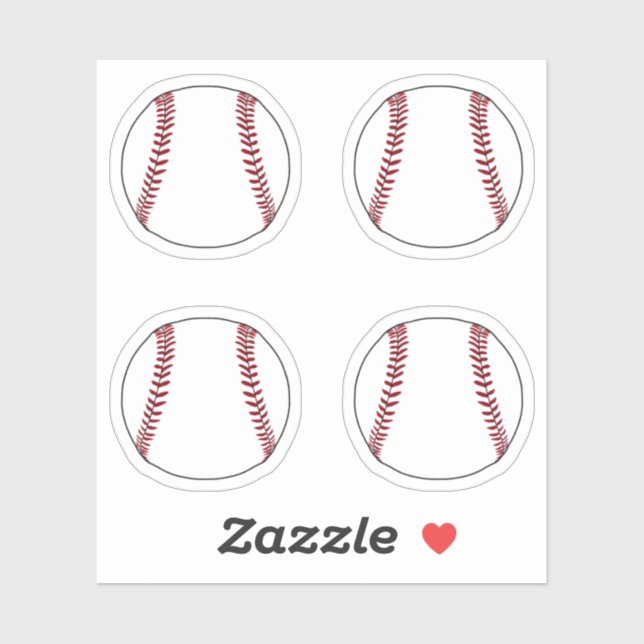 Baseball balls pack sticker (Sheet)