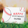 Baseball Balls Sports Happy Birthday Kids Card