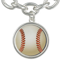 Baseball Balls Sports Pattern Bracelet