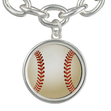 Baseball Balls Sports Pattern Bracelet