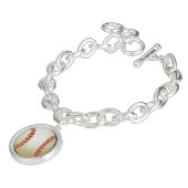 Baseball Balls Sports Pattern Bracelet (Side)