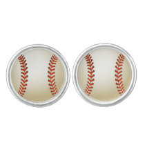 Baseball Balls Sports pattern Cufflinks