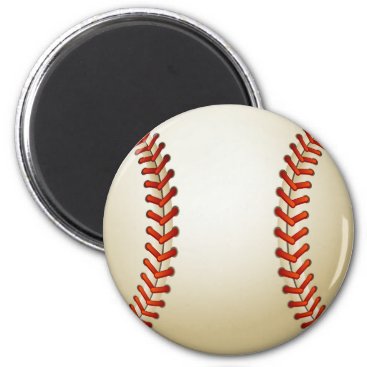 Baseball Balls Sports Pattern Magnet