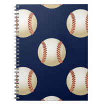 Baseball Balls Sports Pattern Notebook