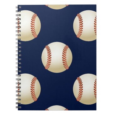 Baseball Balls Sports Pattern Notebook