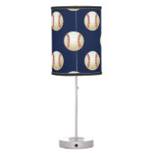 Baseball Balls Sports Pattern Table Lamp (Back)