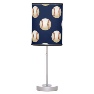 Baseball Balls Sports Pattern Table Lamp