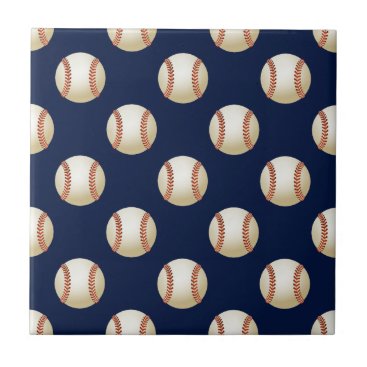 Baseball Balls Sports Tile