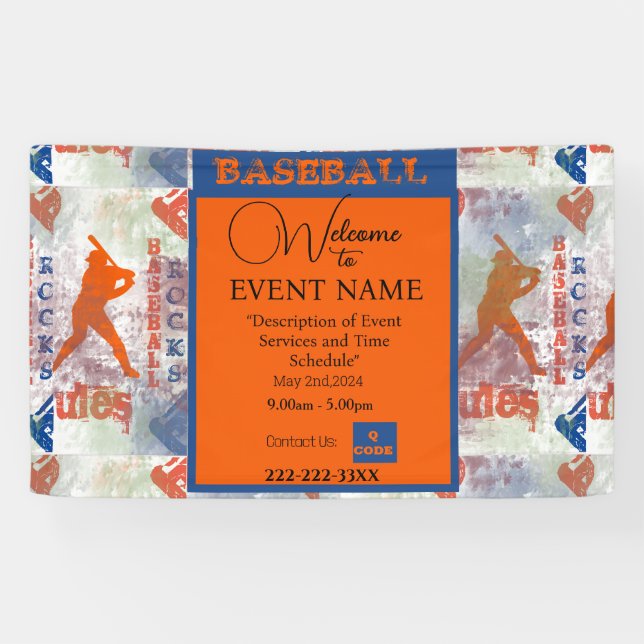 BASEBALL  BANNER (Horizontal)