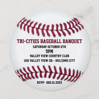 Baseball Banquet Invitation