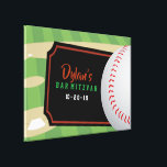 BASEBALL Bar Bat Mitzvah Sign In Board<br><div class="desc">email me request at marlalove@hotmail.com</div>