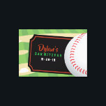 BASEBALL Bar Bat Mitzvah Sign In Board<br><div class="desc">email me request at marlalove@hotmail.com</div>