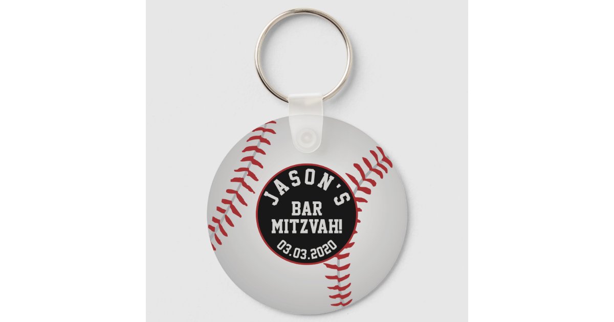 Custom Sports Photo Keychain