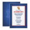 Baseball Bar Mitzvah Red Blue Invitations