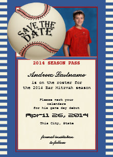 baseball save the date cards zazzle