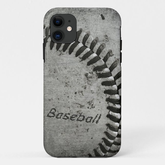 Baseball barely there case for iphone (Back)